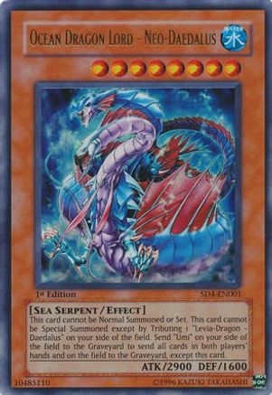 Ocean Dragon Lord - Neo-Daedalus (SD4-EN001) - Structure Deck: Fury from the Deep 1st Edition