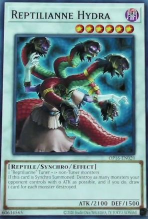Reptilianne Hydra (OP16-EN020) - OTS Tournament Pack 16 Unlimited