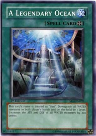 A Legendary Ocean (SD4-EN020) - Structure Deck: Fury from the Deep 1st Edition