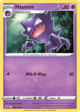 Haunter 56/198 - SWSH06 Chilling Reign