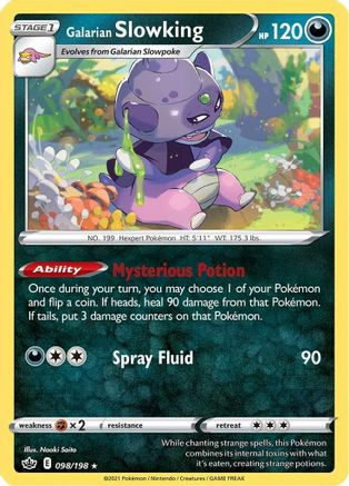 Galarian Slowking 98/198 - SWSH06 Chilling Reign