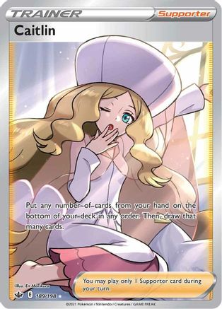 Caitlin (Full Art) 189/198 - SWSH06 Chilling Reign Holofoil