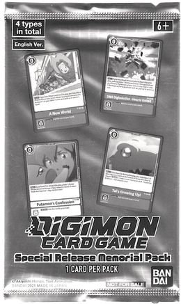 Special Release Memorial Pack - Digimon Promotion Cards