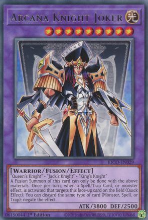 Arcana Knight Joker (KICO-EN029) - King's Court 1st Edition