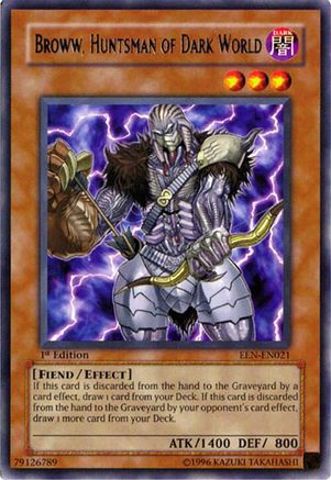 Broww, Huntsman of Dark World (EEN-EN021) - Elemental Energy 1st Edition