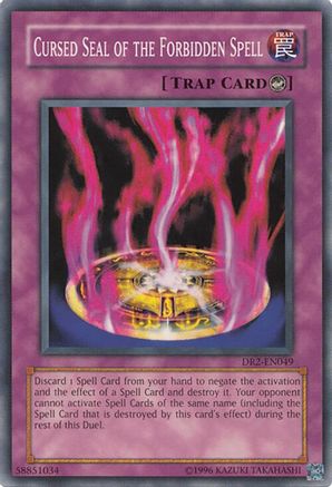 Cursed Seal of the Forbidden Spell (DR2-EN049) - Dark Revelation Volume 2 Unlimited