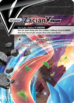 Zacian V-UNION - SWSH163/307 - SWSH Sword & Shield Promo Cards Holofoil