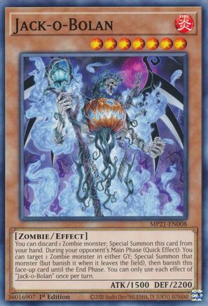 Jack-o-Bolan (MP21-EN008) - 2021 Tin of Ancient Battles 1st Edition