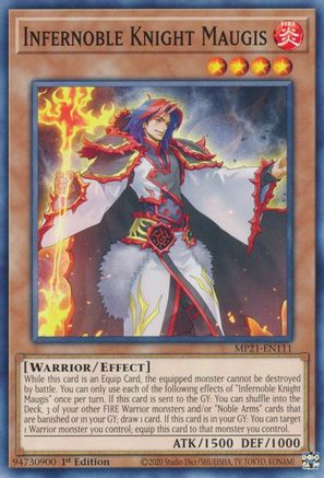 Infernoble Knight Maugis (MP21-EN111) - 2021 Tin of Ancient Battles 1st Edition