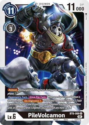 PileVolcamon (BT6-066) - Double Diamond