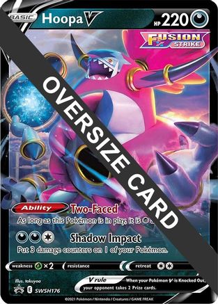 Hoopa V - SWSH176 - Jumbo Cards Holofoil