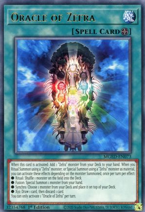 Oracle of Zefra (MGED-EN073) - Maximum Gold: El Dorado 1st Edition