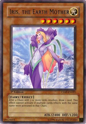 Iris, the Earth Mother (CDIP-EN025) - Cyberdark Impact 1st Edition