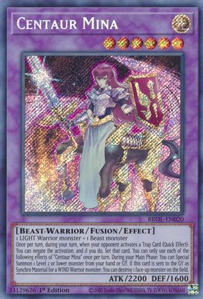 Centaur Mina (BROL-EN020) - Brothers of Legend 1st Edition