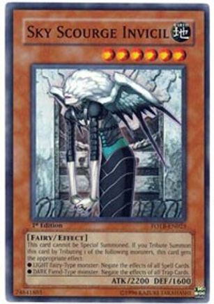 Sky Scourge Invicil (FOTB-EN023) - Force of the Breaker 1st Edition