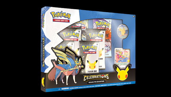 Pokémon TCG - Sword & Shield - Celebrations - Zacian Lv.X Deluxe Pin Collection