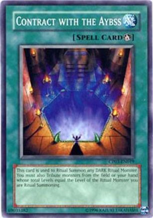 Contract with the Abyss (CP03-EN019) - Champion Pack 3 Unlimited