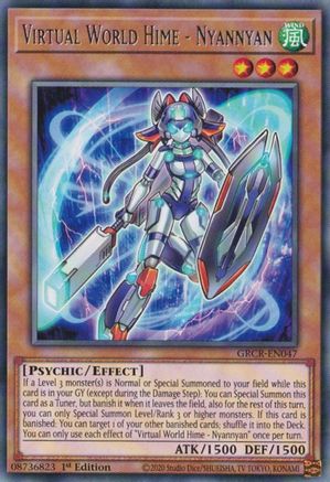 Virtual World Hime - Nyannyan (GRCR-EN047) - The Grand Creators 1st Edition