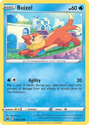 Buizel 38/172 - SWSH09 Brilliant Stars
