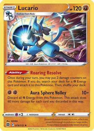 Lucario 79/172 - SWSH09 Brilliant Stars