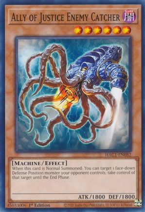 Ally of Justice Enemy Catcher (HAC1-EN082) - Hidden Arsenal: Chapter 1 1st Edition