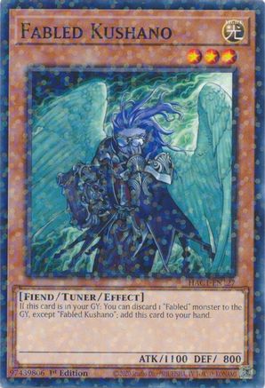 Fabled Kushano (Duel Terminal) (HAC1-EN127) - Hidden Arsenal: Chapter 1 1st Edition