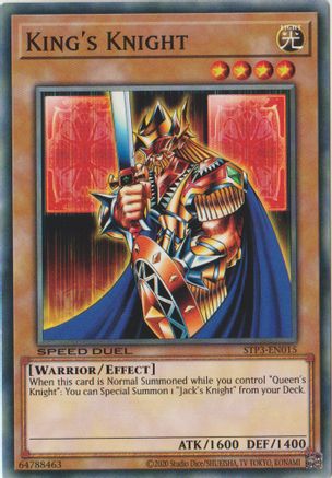 King's Knight (STP3-EN015) - Speed Duel: Tournament Pack 3 Unlimited