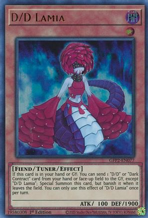 D/D Lamia (GFP2-EN077) - Ghosts From the Past: The 2nd Haunting 1st Edition