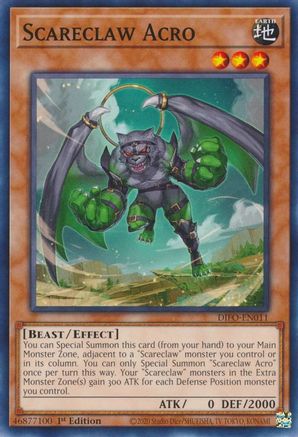 Scareclaw Acro (DIFO-EN011) - Dimension Force 1st Edition