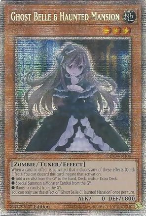 Ghost Belle & Haunted Mansion (Starlight Rare) (DIFO-EN100) - Dimension Force 1st Edition