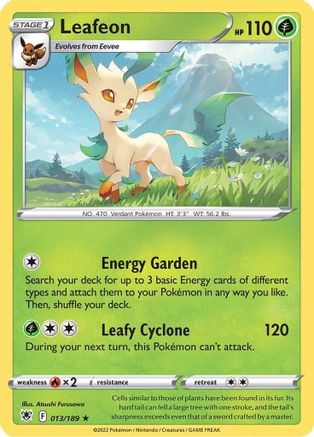 Leafeon 13/189 - SWSH10 Astral Radiance Reverse Holofoil