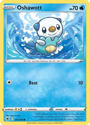 Oshawott 41/189 - SWSH10 Astral Radiance Reverse Holofoil