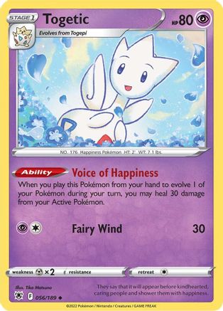 Togetic 56/189 - SWSH10 Astral Radiance Reverse Holofoil