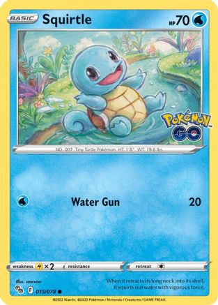 Squirtle 15/78 - Pokemon GO
