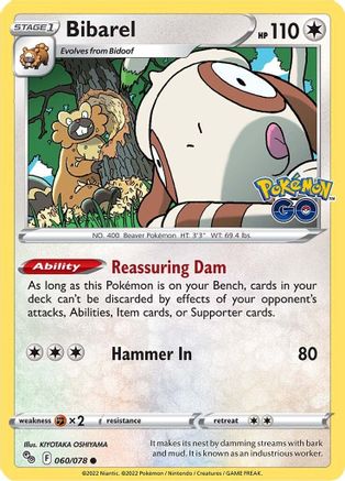 Bibarel 60/78 - Pokemon GO