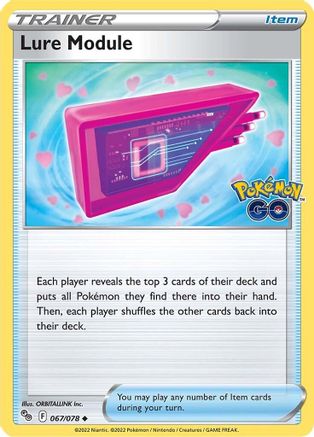 Lure Module 67/78 - Pokemon GO Reverse Holofoil