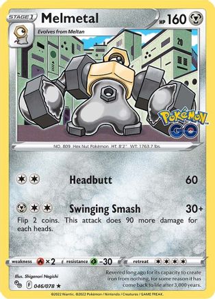 Melmetal 46/78 - Pokemon GO Holofoil