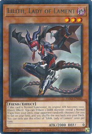 Lilith, Lady of Lament (TAMA-EN049) - Tactical Masters 1st Edition