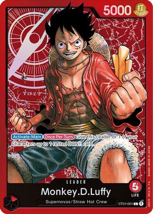 Monkey.D.Luffy (001) (ST01-001) - Starter Deck 1: Straw Hat Crew