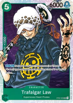 Trafalgar Law (ST02-009) - Starter Deck 2: Worst Generation Foil