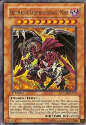 Red Dragon Archfiend/Assault Mode (CRMS-EN004) - Crimson Crisis Unlimited