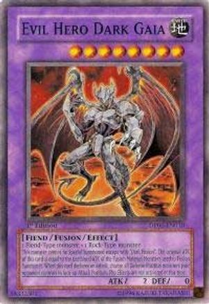 Evil Hero Dark Gaia (DP06-EN010) - Duelist Pack 6: Jaden Yuki 3 1st Edition