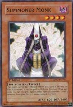 Summoner Monk (SDSC-EN005) - Structure Deck: Spellcaster's Command 1st Edition