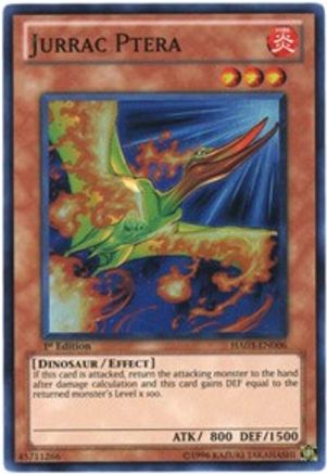 Jurrac Ptera (HA03-EN006) - Hidden Arsenal 3 1st Edition
