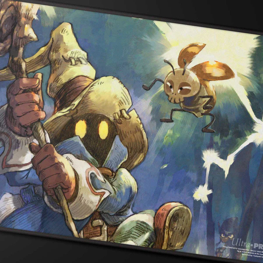 Magic: The Gathering - Final Fantasy - Vivi Ornitier Playmat: Black Stitched