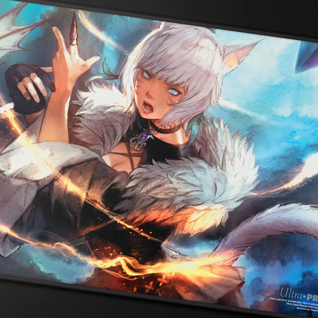 Magic: The Gathering - Final Fantasy - Y'shtola Rhul Playmat: Black Stitched