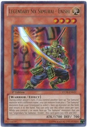 Legendary Six Samurai - Enishi (STOR-EN021) - Storm of Ragnarok 1st Edition