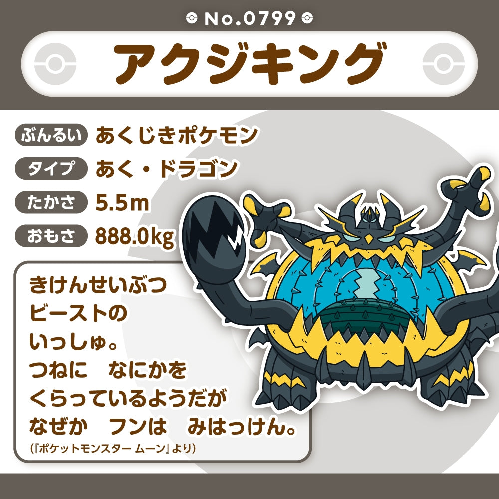 Guzzlord Pokemon Fit plush No.799