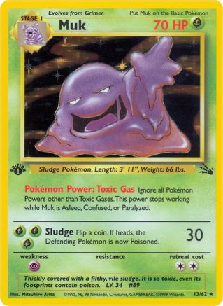 Muk (13) 13/62 - Fossil