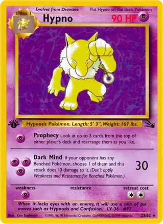 Hypno (23) 23/62 - Fossil Unlimited